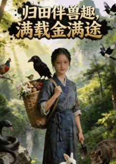 《归田伴兽趣，满载金满途》